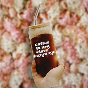 Coffee is my love language 16 Oz Cup
